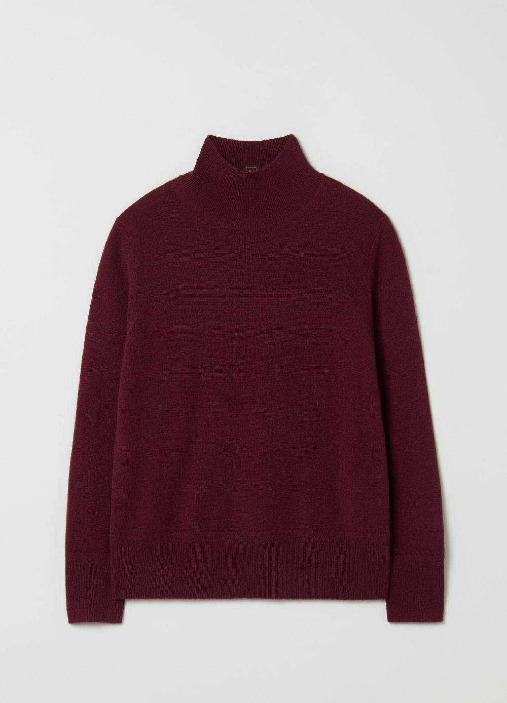 Stefanel Pullover in cashmere a collo alto Outlet