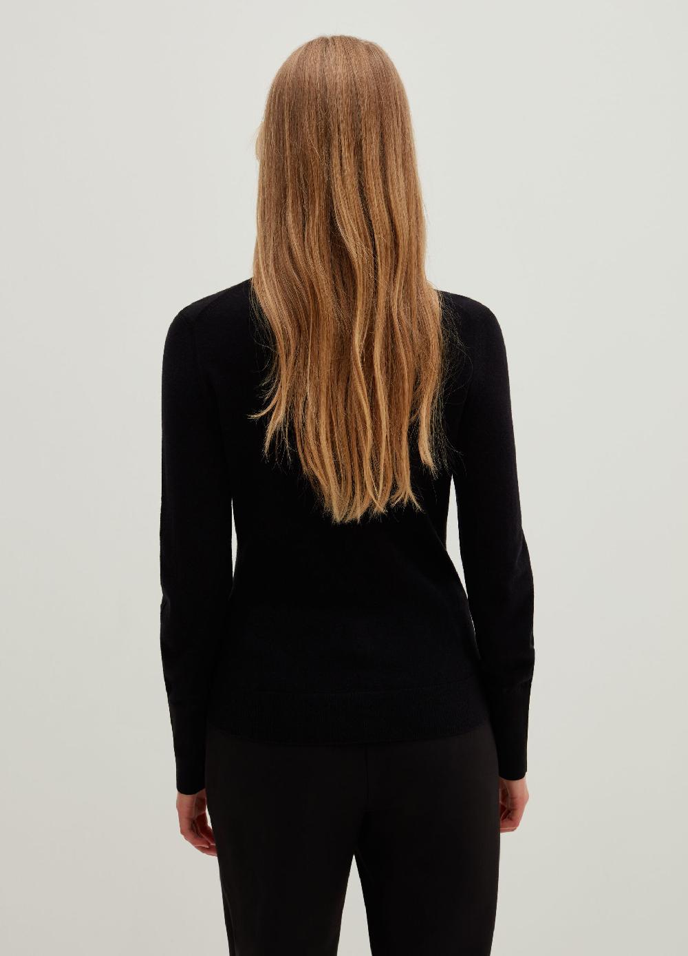Stefanel Pullover in lana e seta a collo alto Saldi