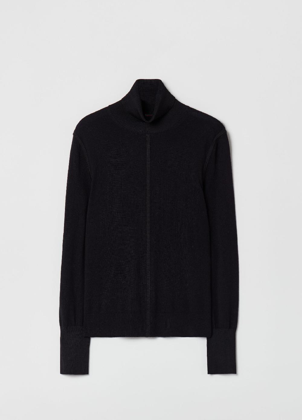 Stefanel Pullover in lana e seta a collo alto Saldi