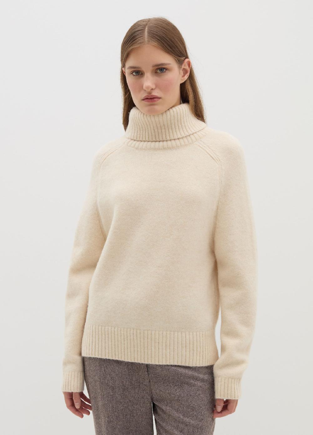 Stefanel Pullover a collo alto in alpaca e lana 2025