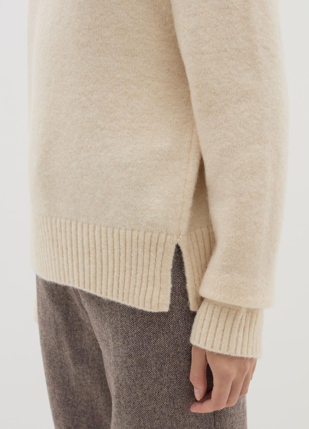 Stefanel Pullover a collo alto in alpaca e lana 2025