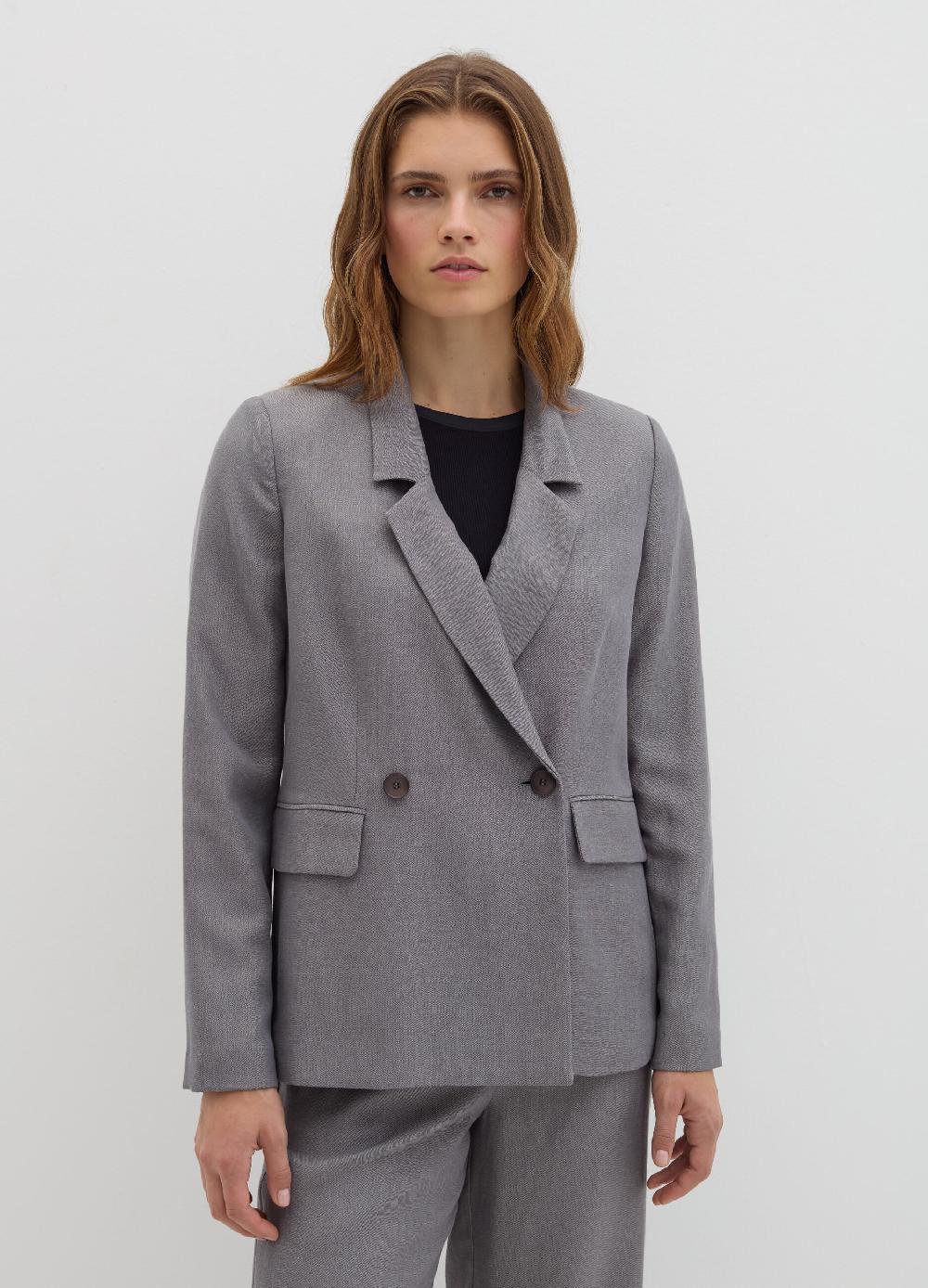 Stefanel Blazer doppiopetto in canapino Spedizione Gratuita