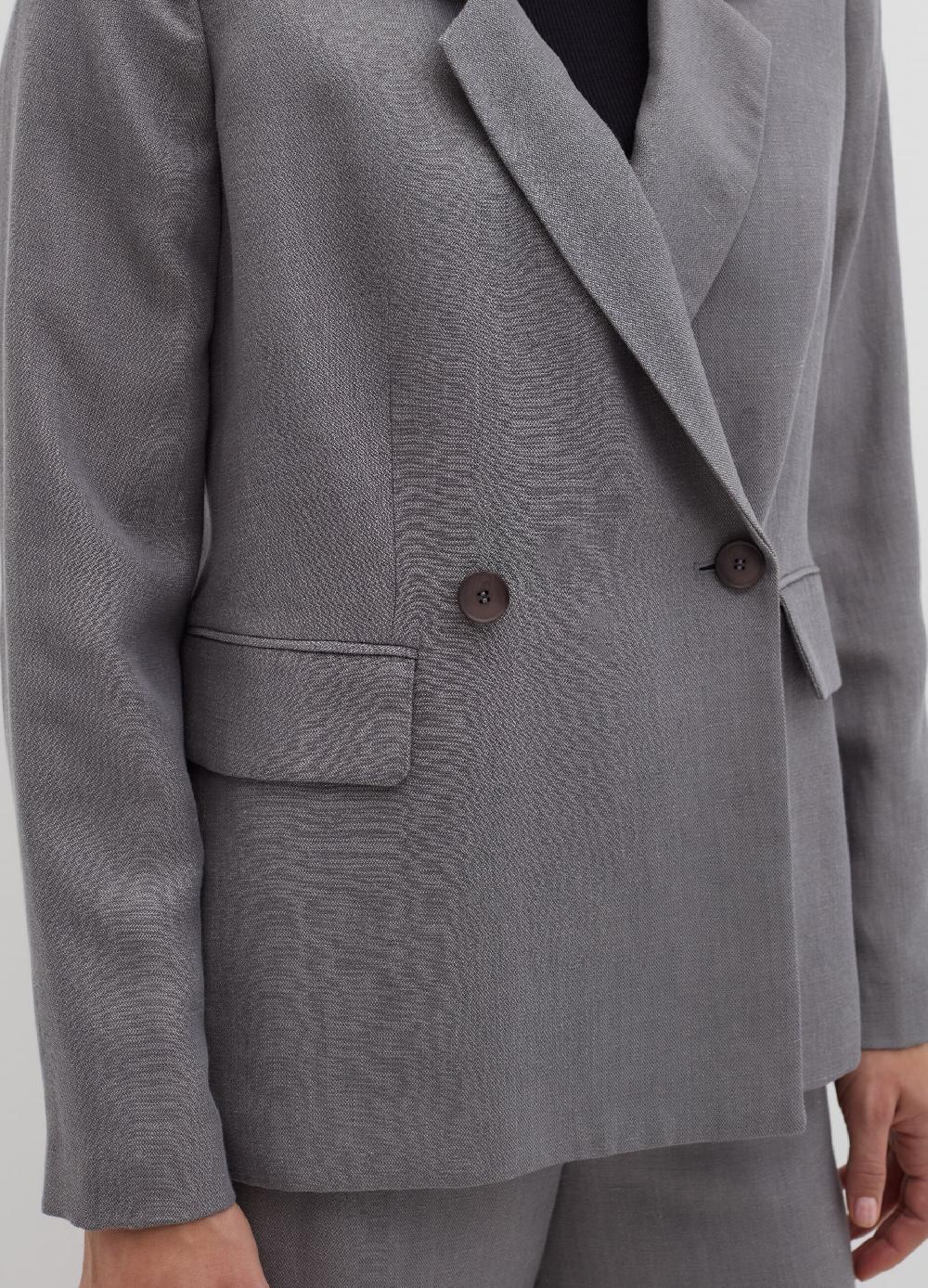 Stefanel Blazer doppiopetto in canapino Spedizione Gratuita