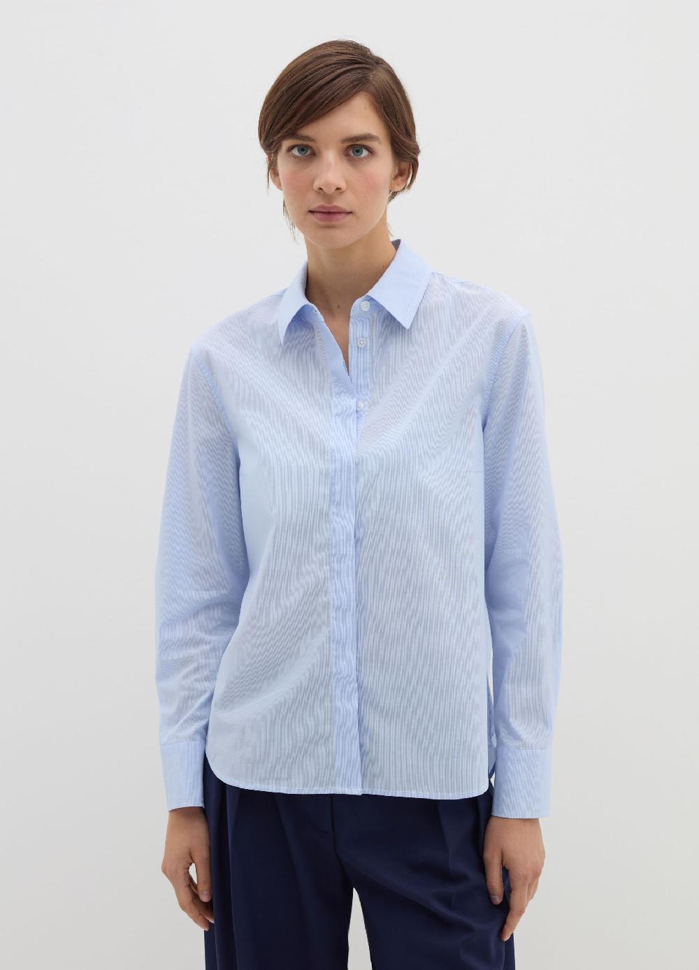 Stefanel Camicia regular fit in popeline Consegna Veloce