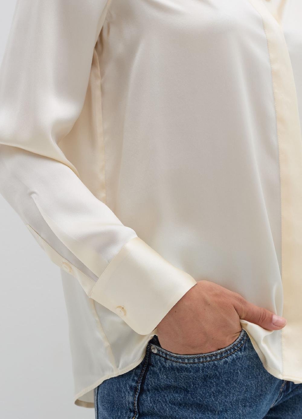 Stefanel Camicia in viscosa satin Promozione Limitata
