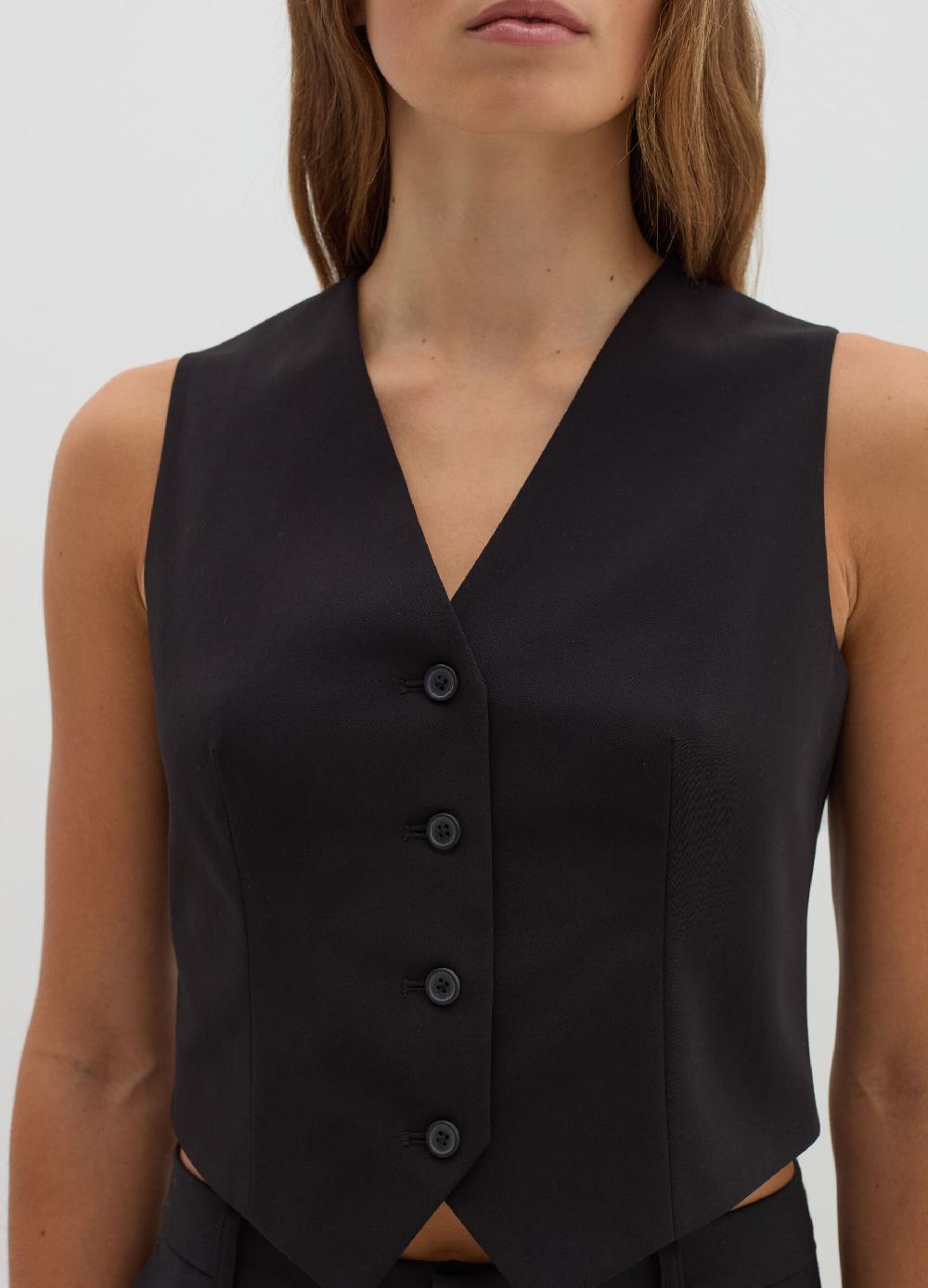 Stefanel Gilet in poly viscosa stretch Shopping Online