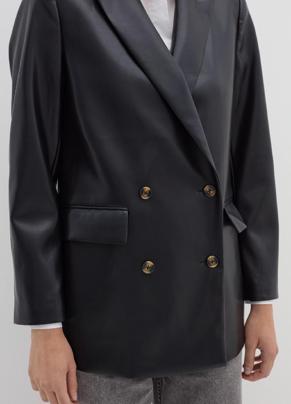 Stefanel Blazer doppiopetto effetto lucido Vendita Economica