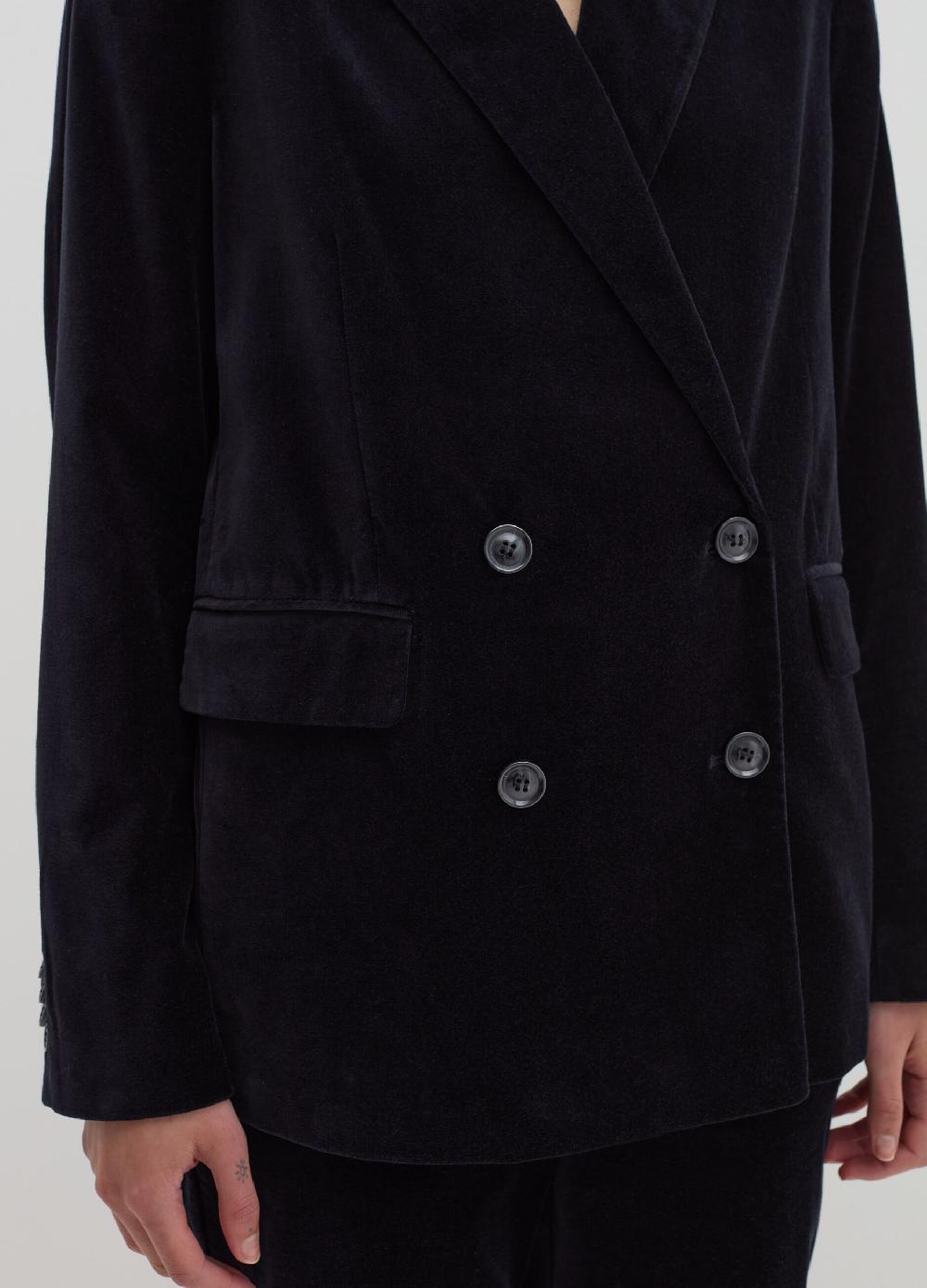 Stefanel Blazer doppiopetto in velluto Italia