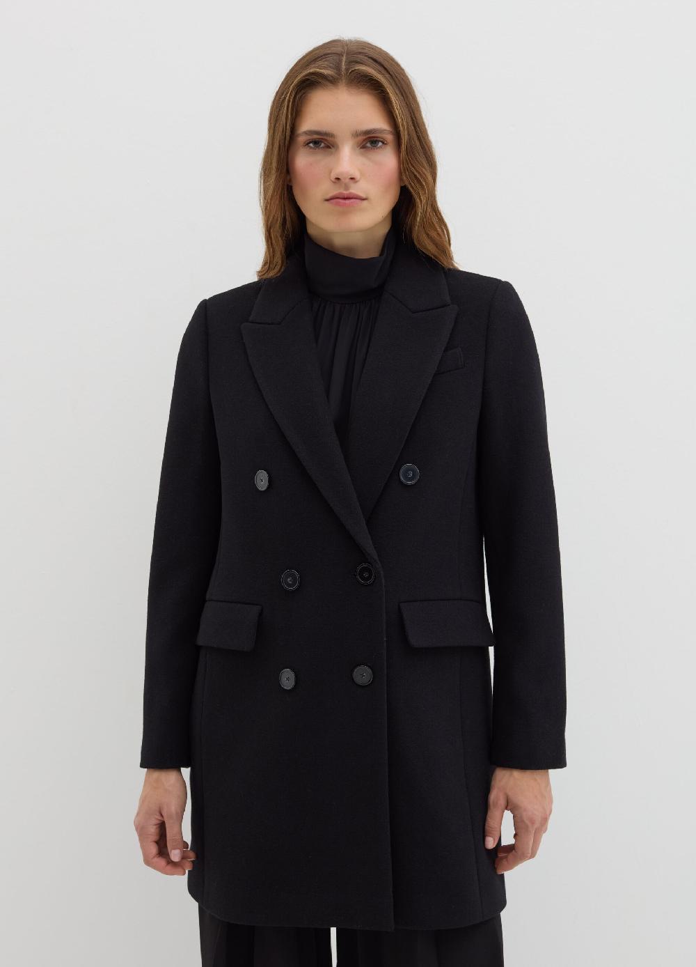 Stefanel Cappotto doppiopetto in panno Promozione