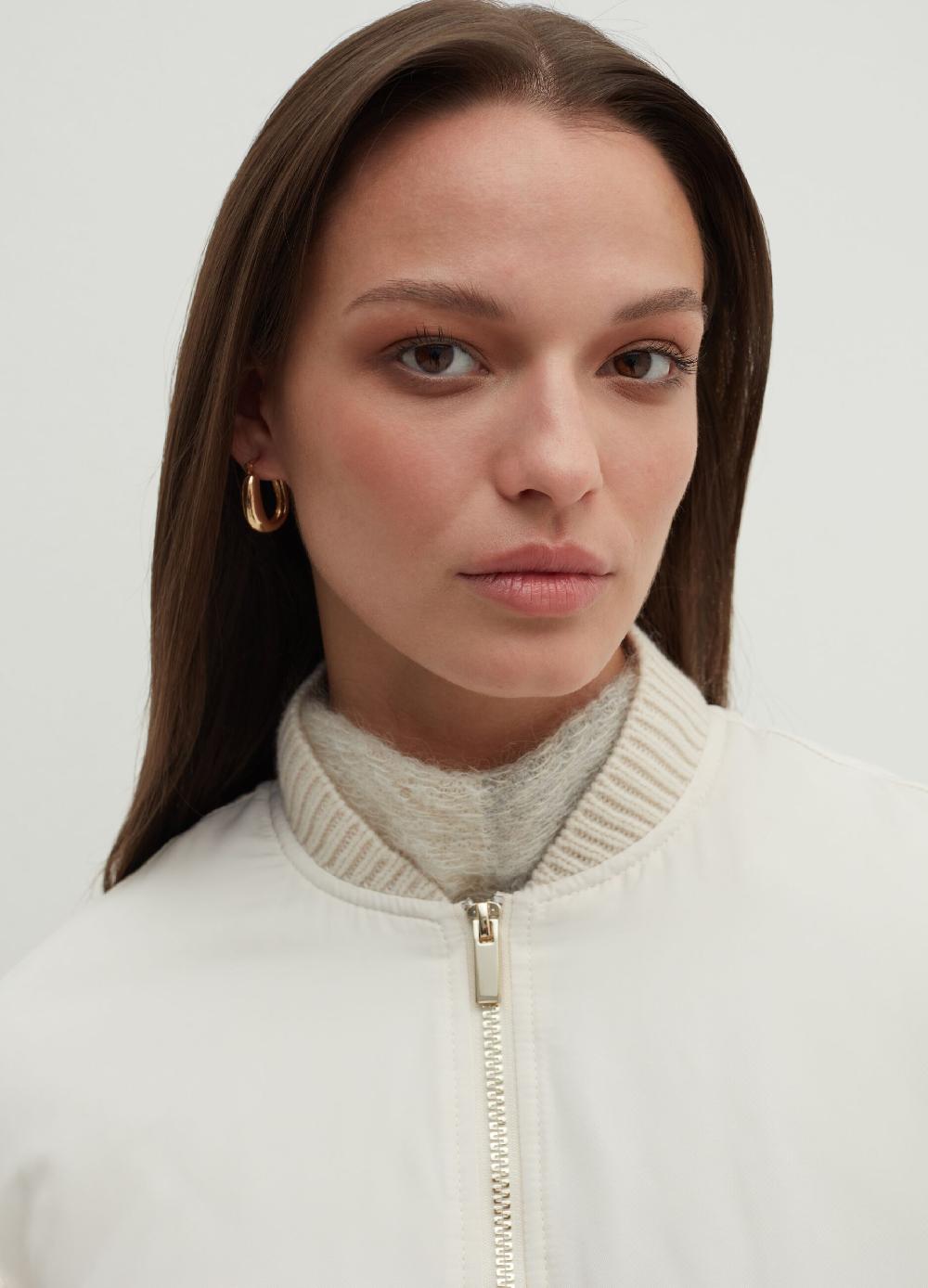 Stefanel Bomber oversize con maniche in maglia Qualità Garantita
