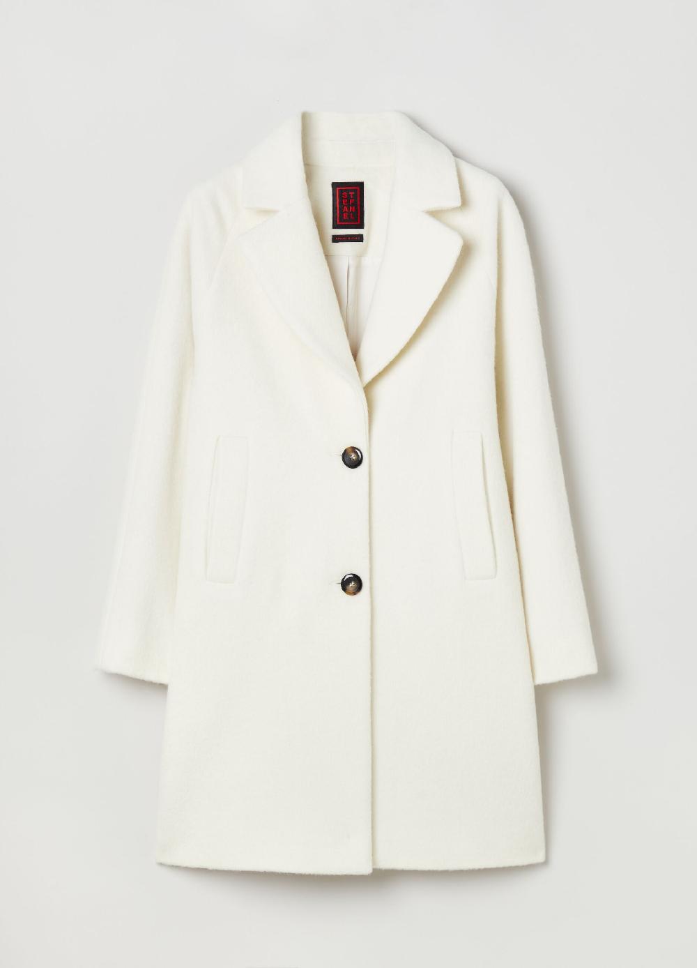 Stefanel Cappotto sette ottavi in velour Negozi Online