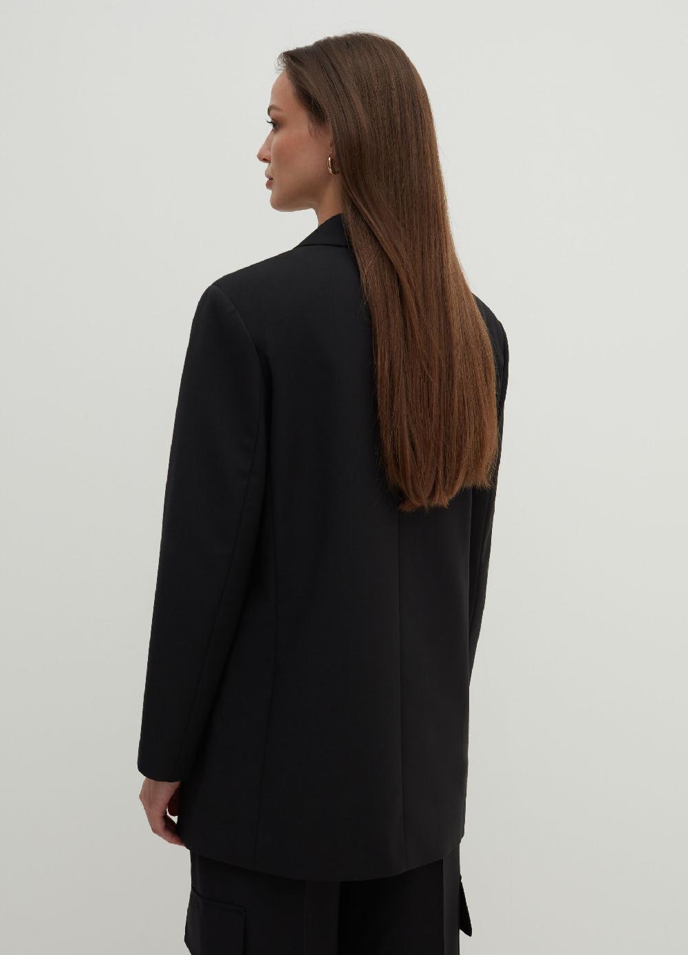 Stefanel Blazer doppiopetto con bottoni striati Prezzo Ridotto
