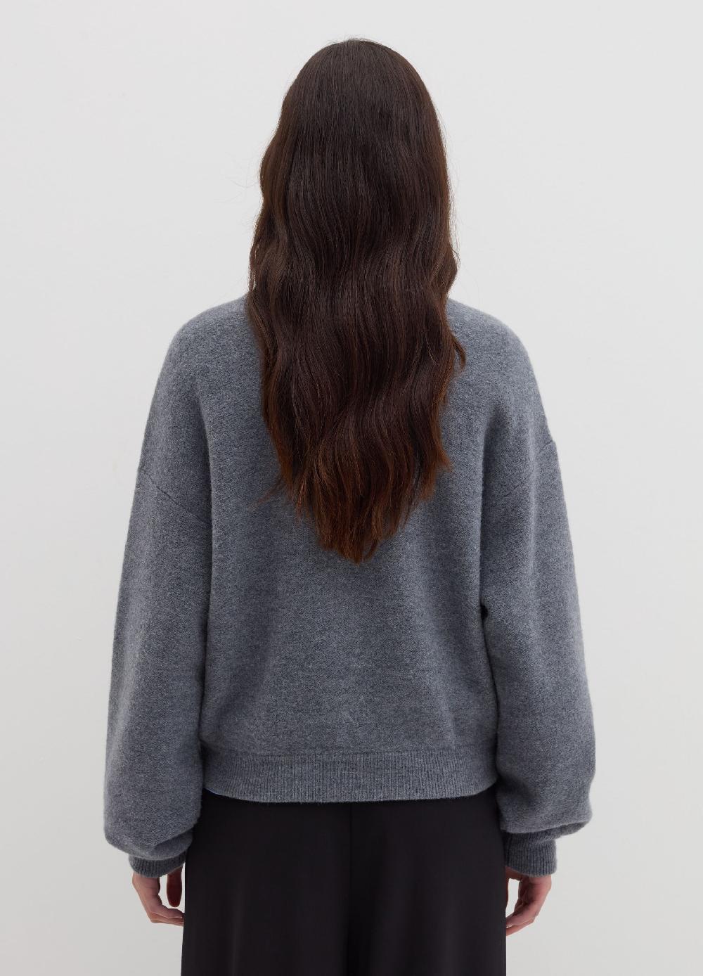 Stefanel Bomber oversize in lana cotta Sottocosto