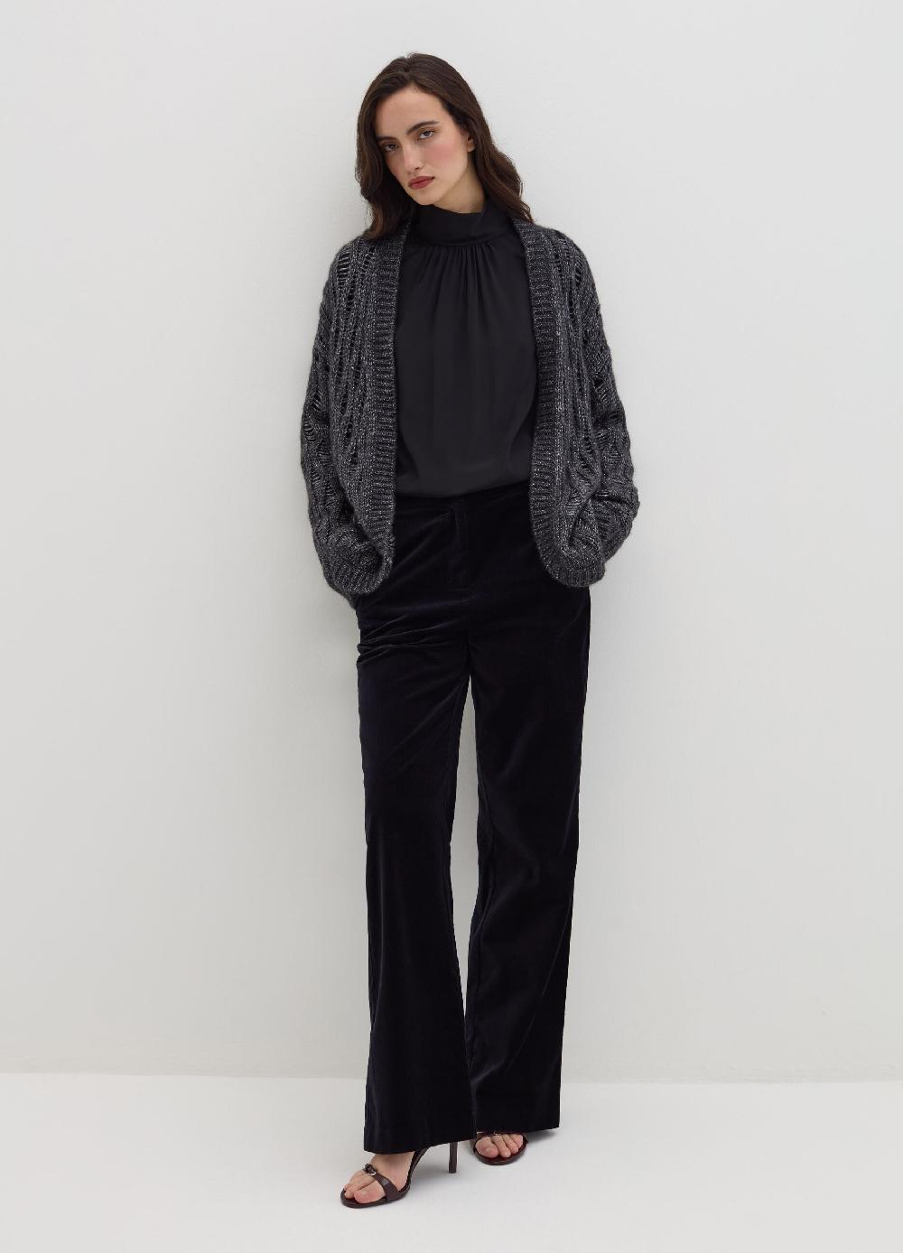 Stefanel Coatigan in lurex con cintura