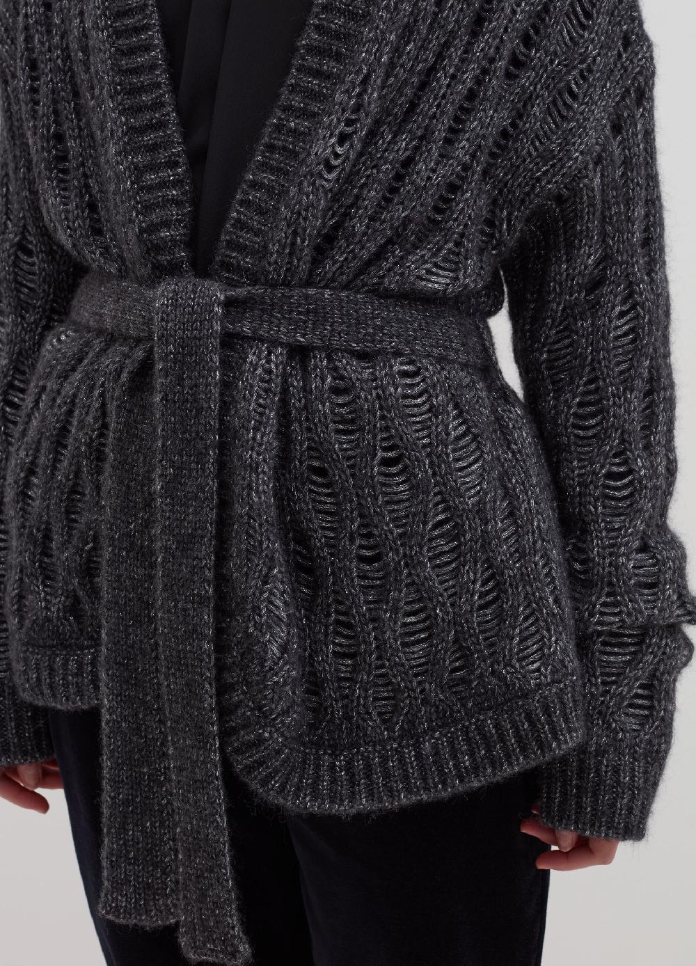 Stefanel Coatigan in lurex con cintura Novità
