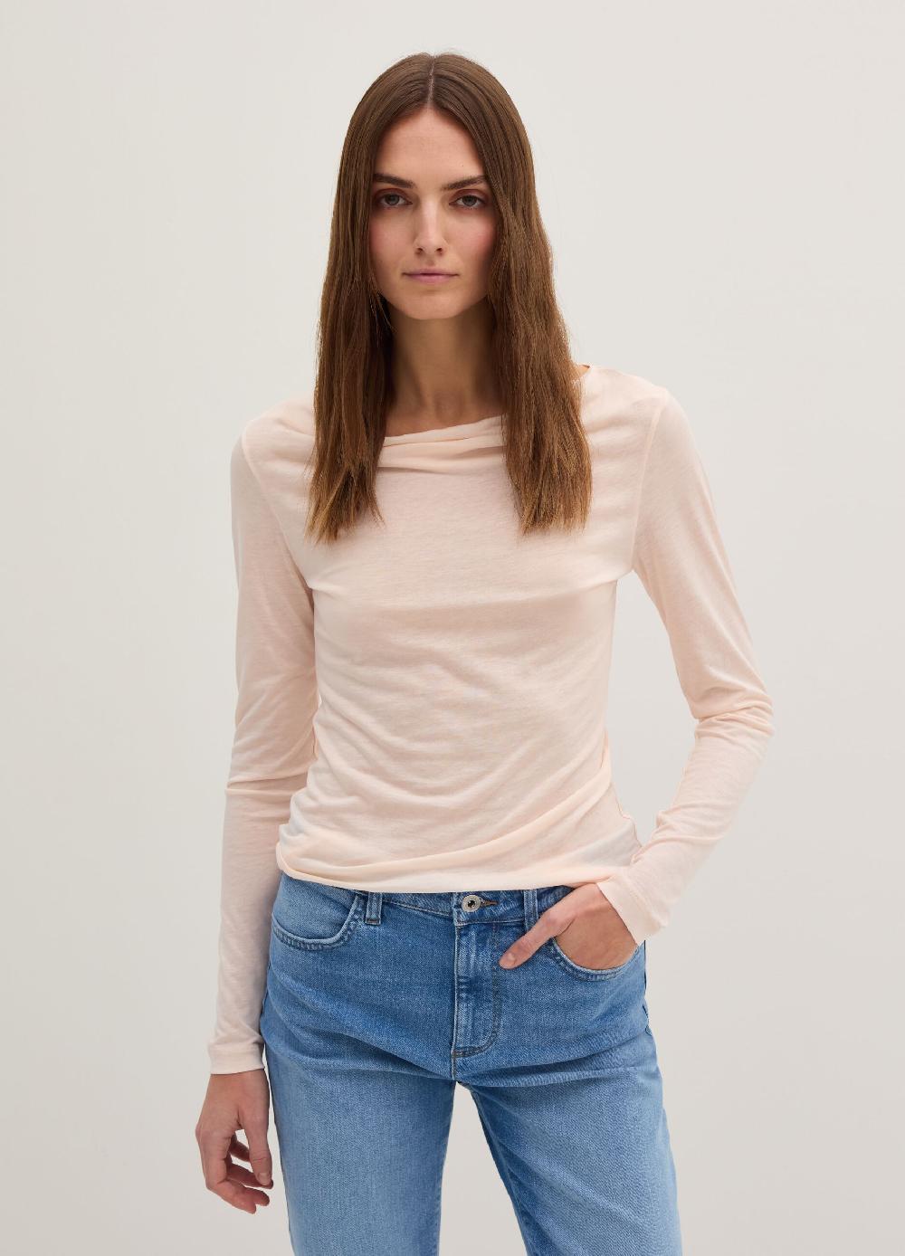 Stefanel T-shirt a maniche lunghe in jersey