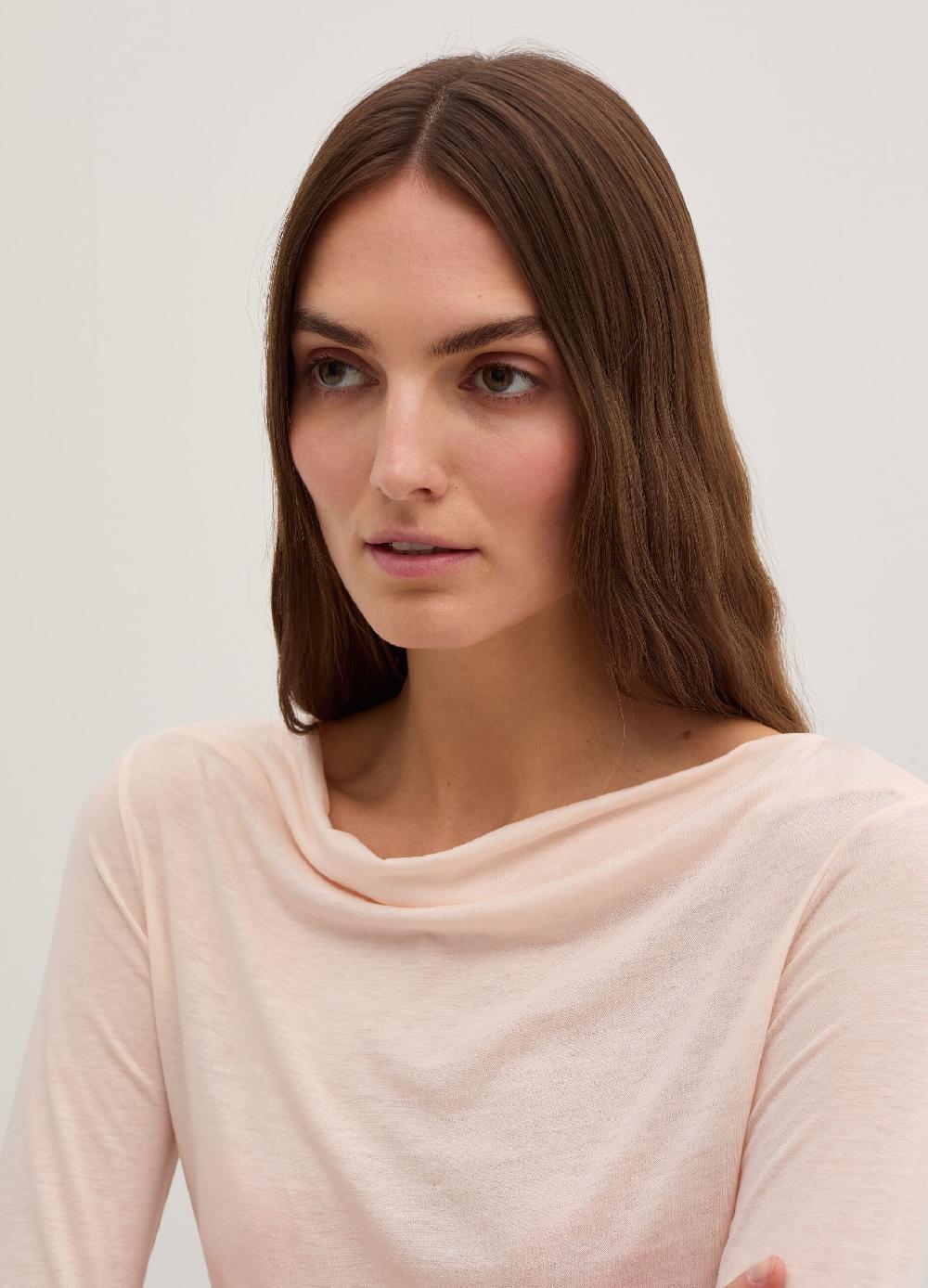 Stefanel T-shirt a maniche lunghe in jersey In Vendita