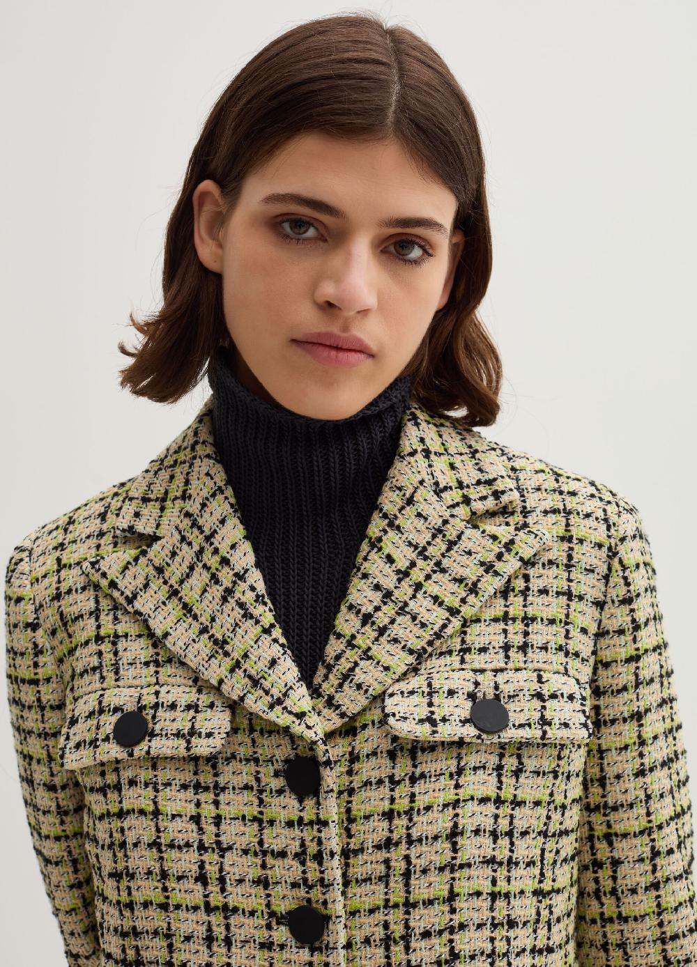 Stefanel Giacca corta in tweed Vendita Calda