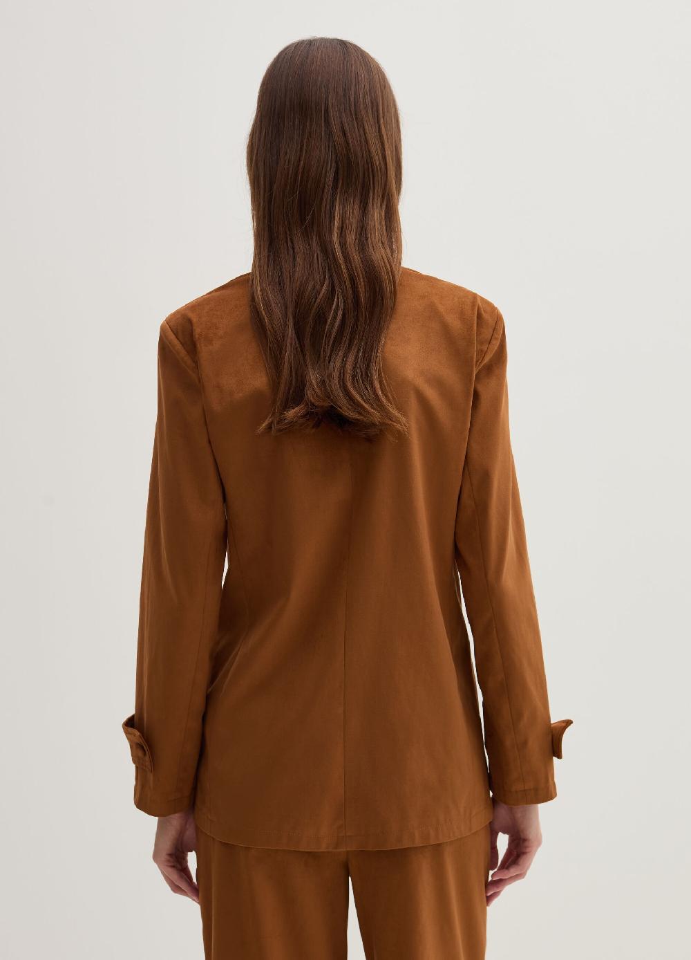 Stefanel Blazer aperto in suede 2025
