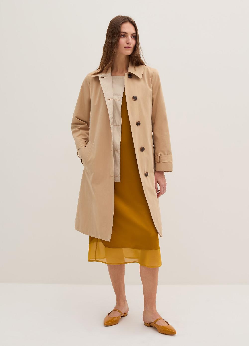 Stefanel Trench lungo con cintura Vendita