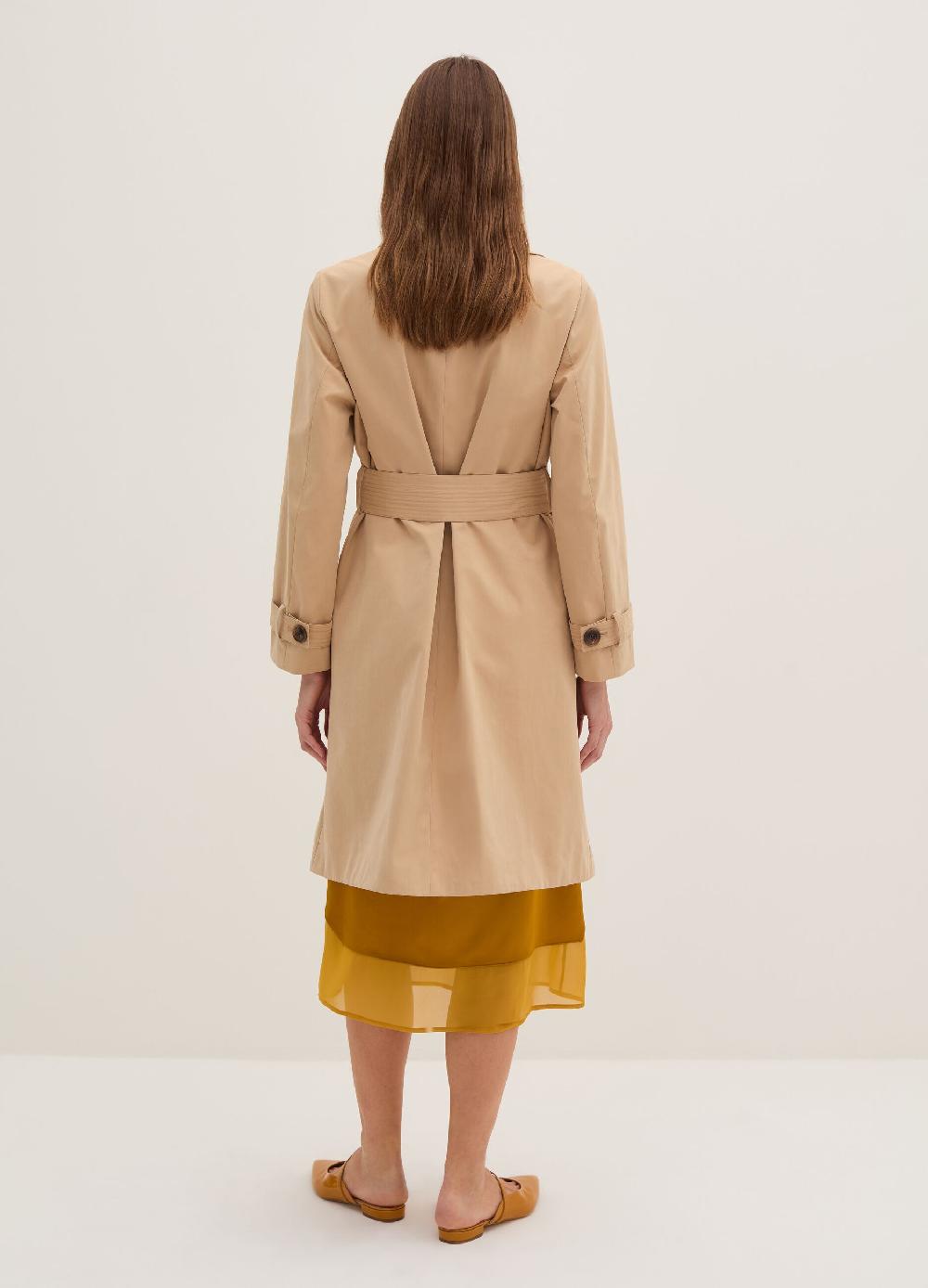 Stefanel Trench lungo con cintura Vendita