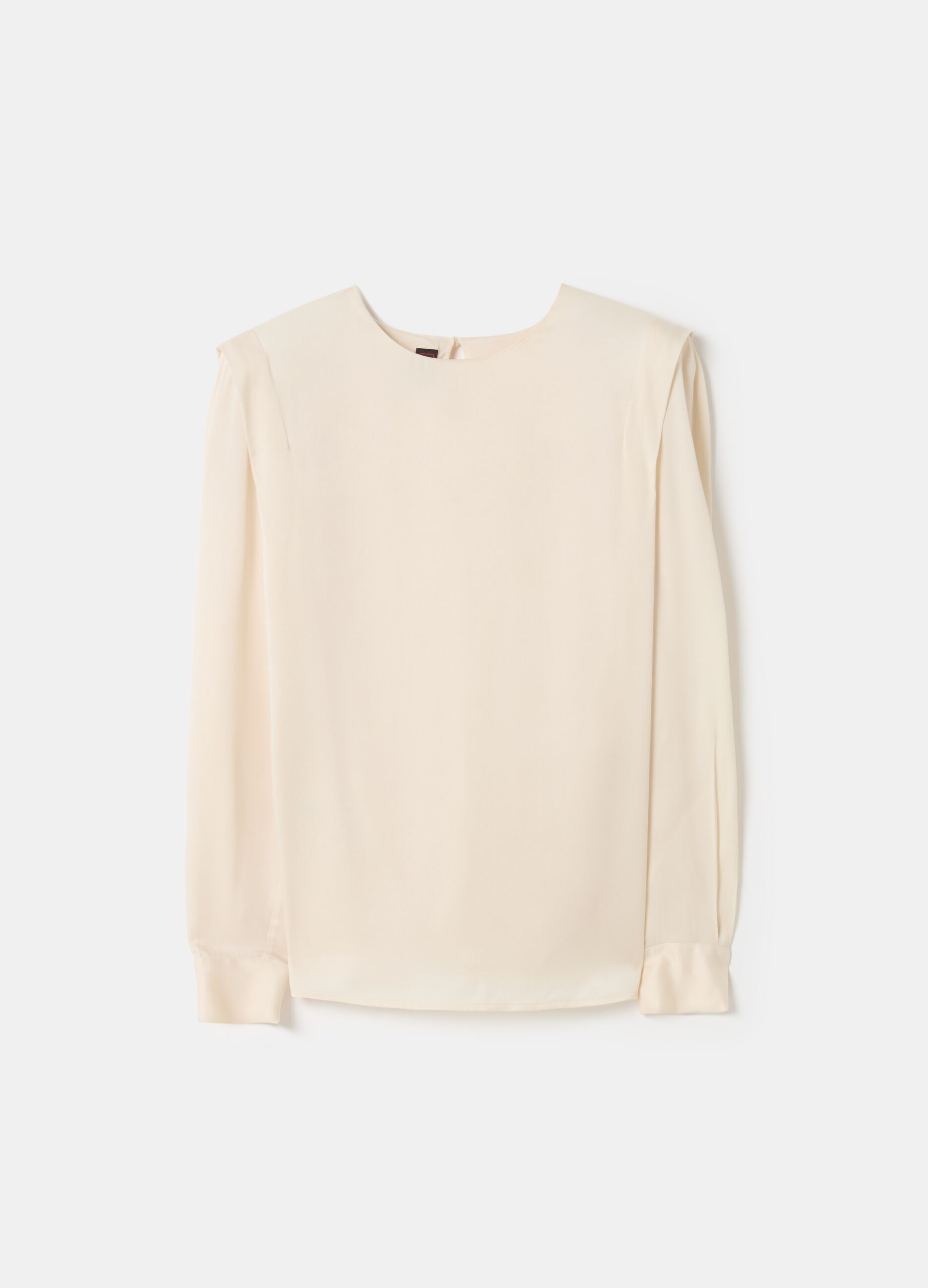 Stefanel Blusa in satin boxy fit Soddisfazione Garantita