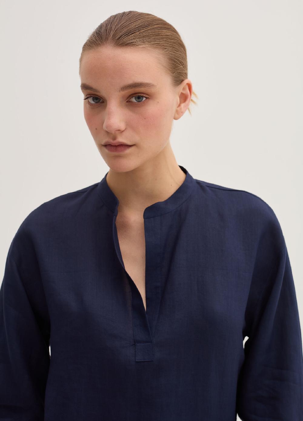 Stefanel Blusa over in ramie con laccetti Convenienza