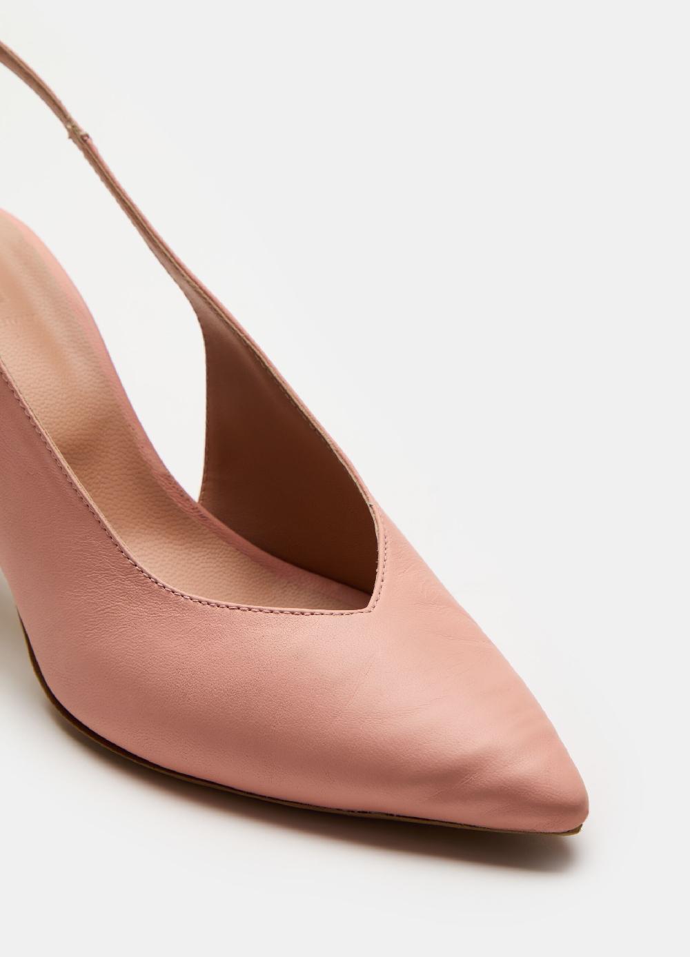 Stefanel Slingback a punta in pelle In Linea