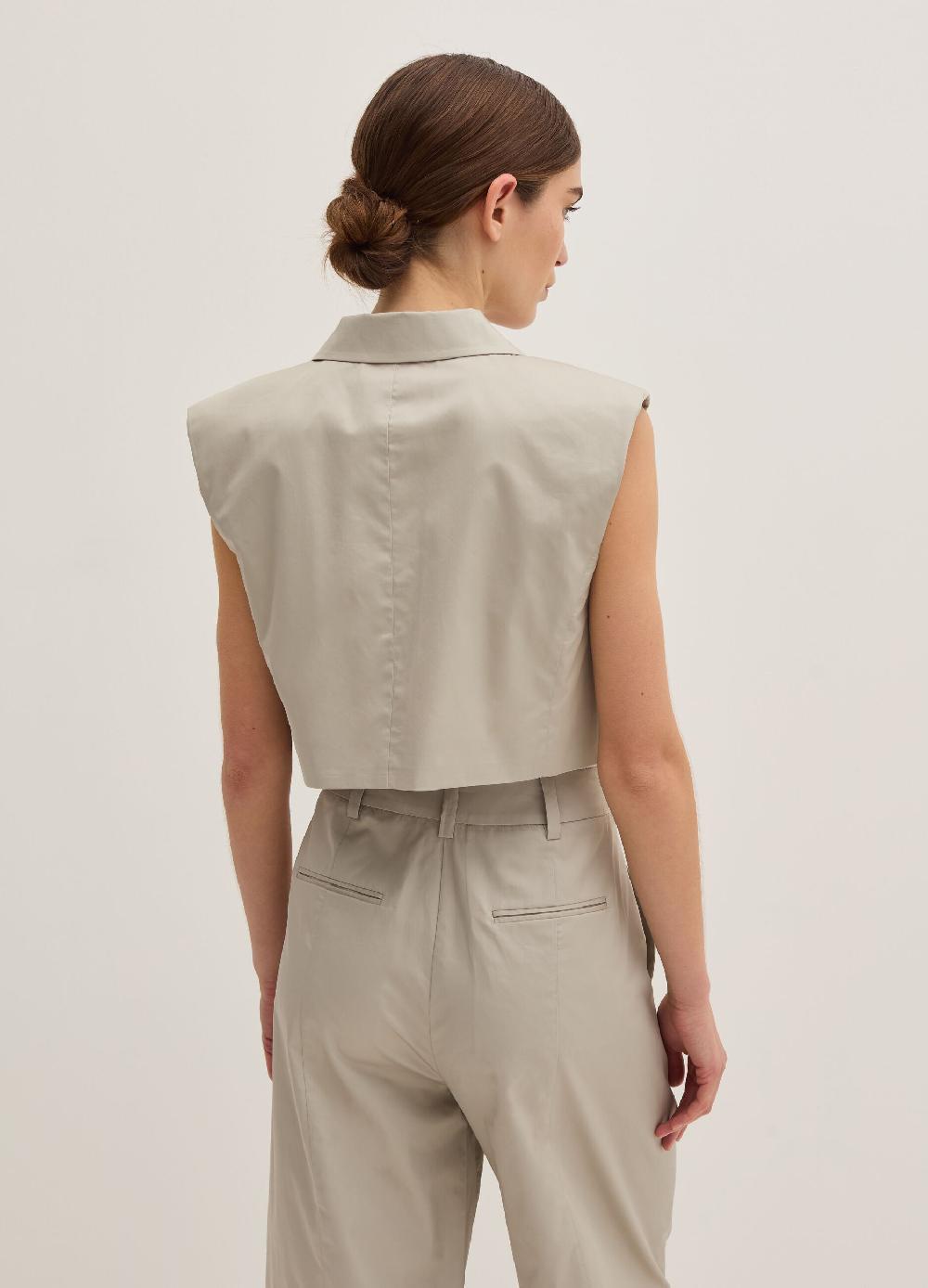 Stefanel Blazer smanicato boxy fit con spalline Qualità