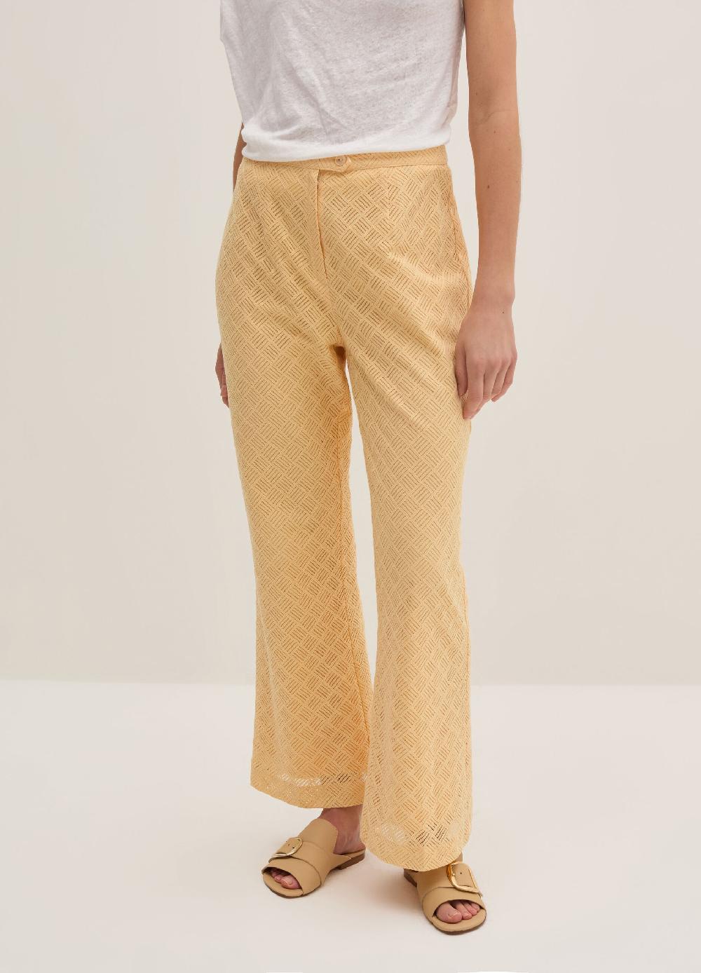 Stefanel Pantalone flare fit con motivo geometrico Soddisfazione Garantita