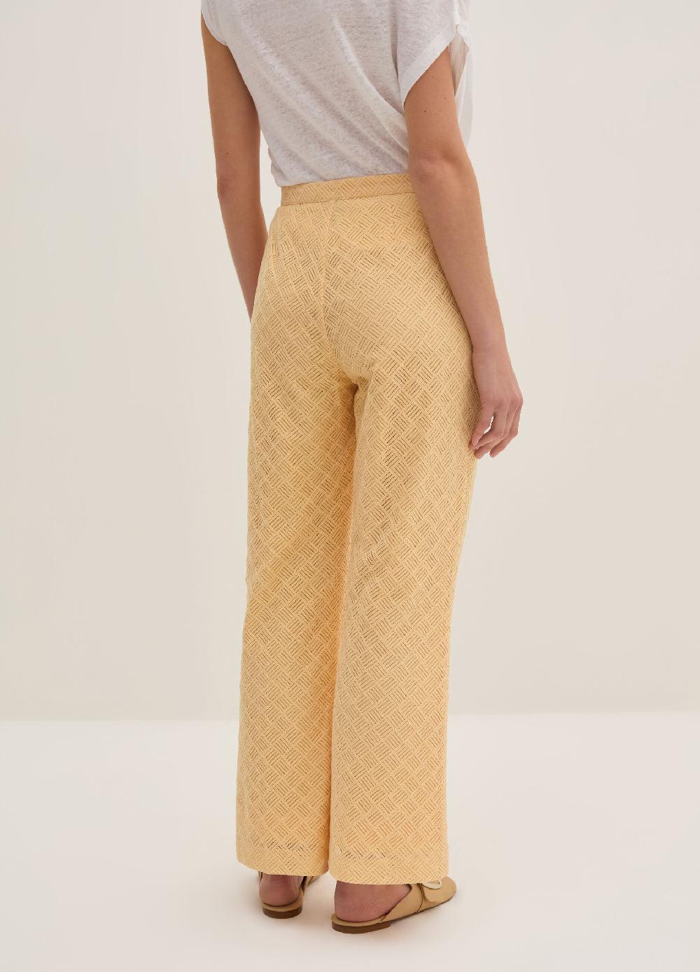Stefanel Pantalone flare fit con motivo geometrico Soddisfazione Garantita