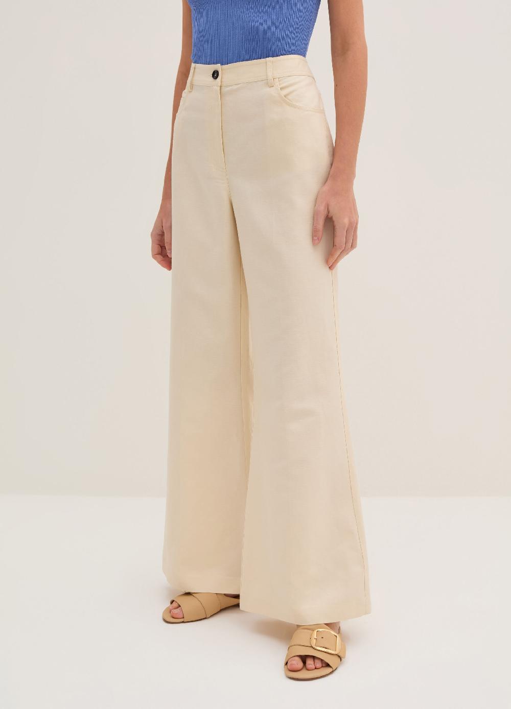 Stefanel Pantalone flare fit a vita alta Acquista Ora