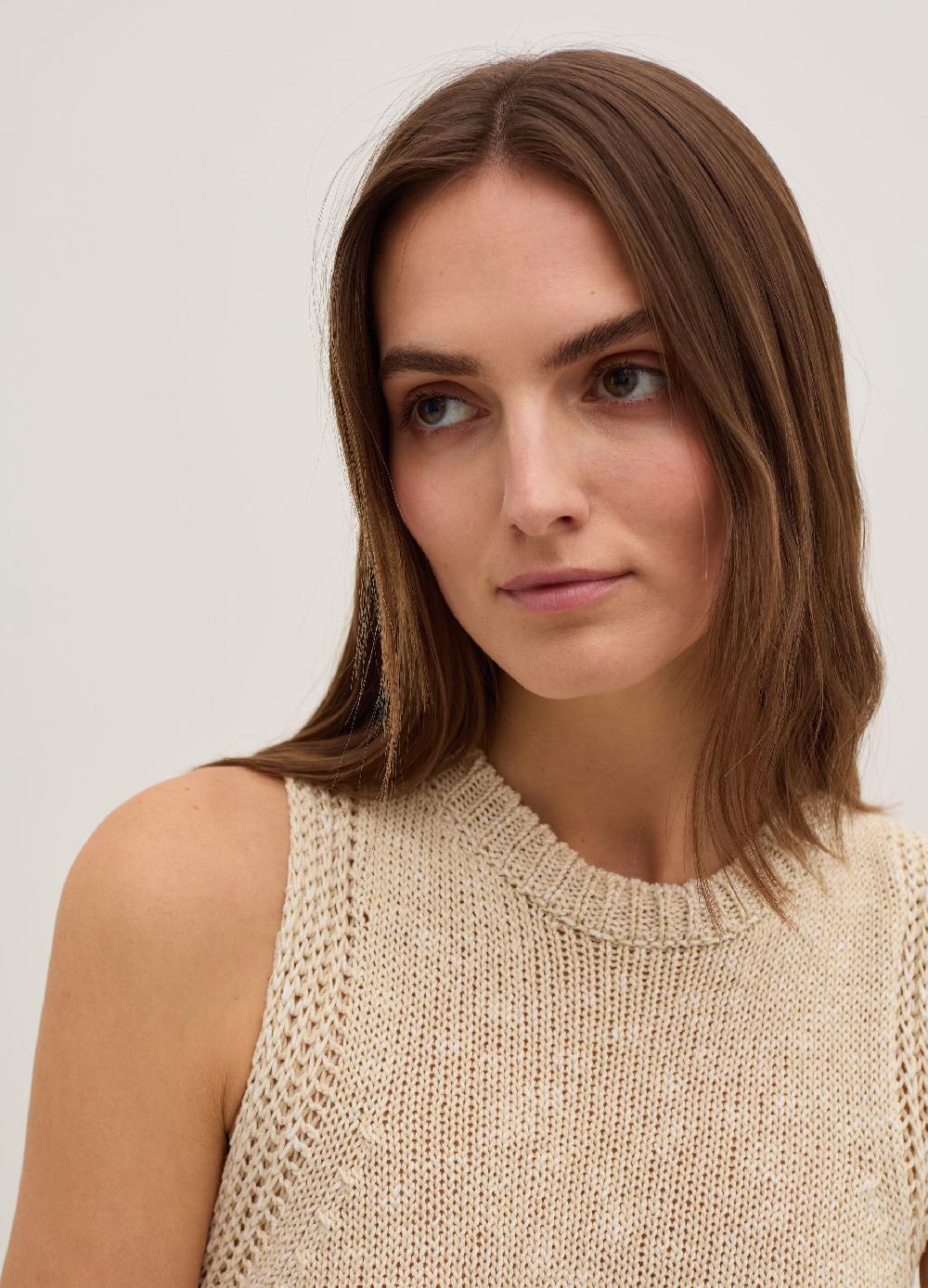 Stefanel Vestito midi con spacco e bottoni Consegna Veloce