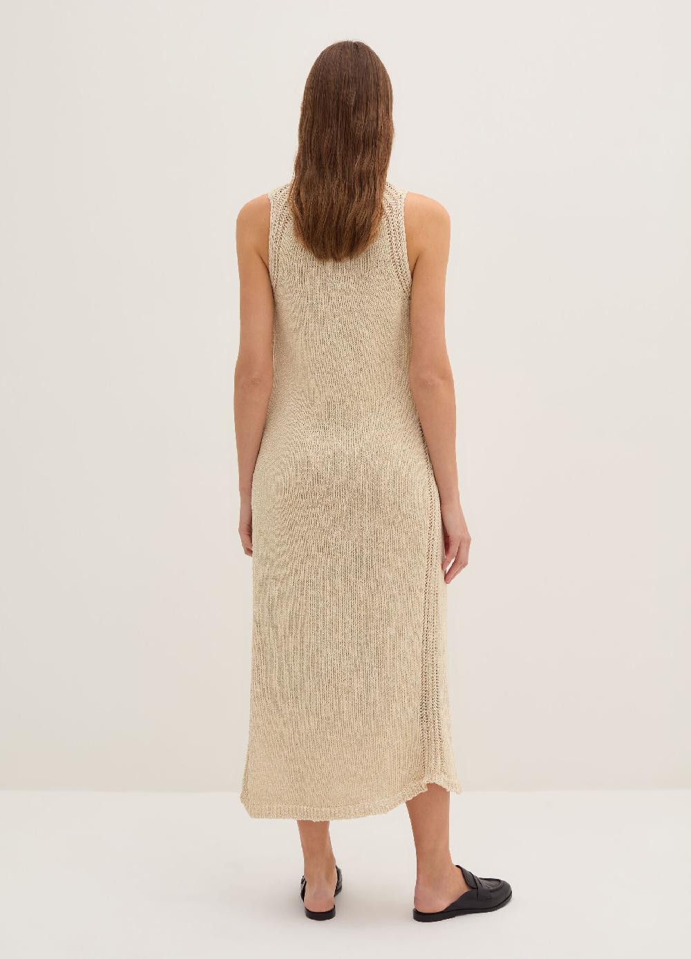 Stefanel Vestito midi con spacco e bottoni Consegna Veloce