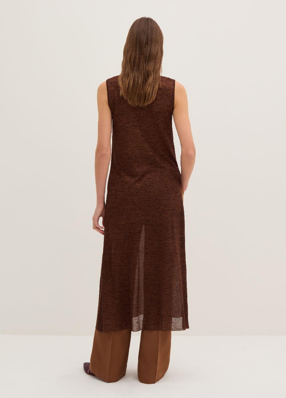 Stefanel Vestito lungo effetto shantung con spacchi Affare Del Giorno