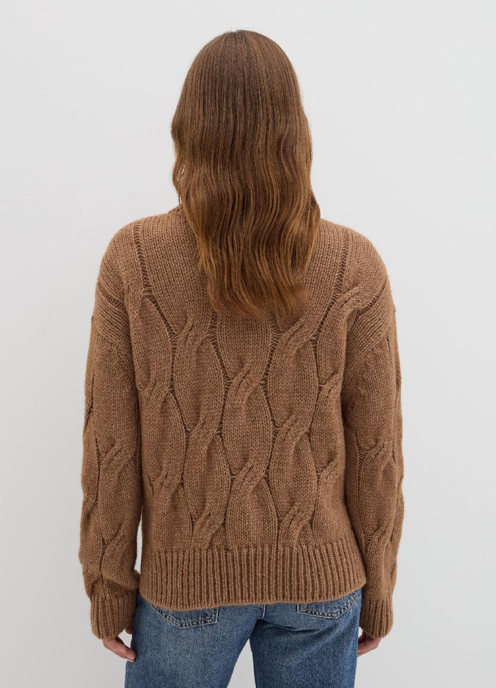 Stefanel Pullover oversize con lavorazione a treccia Convenienza