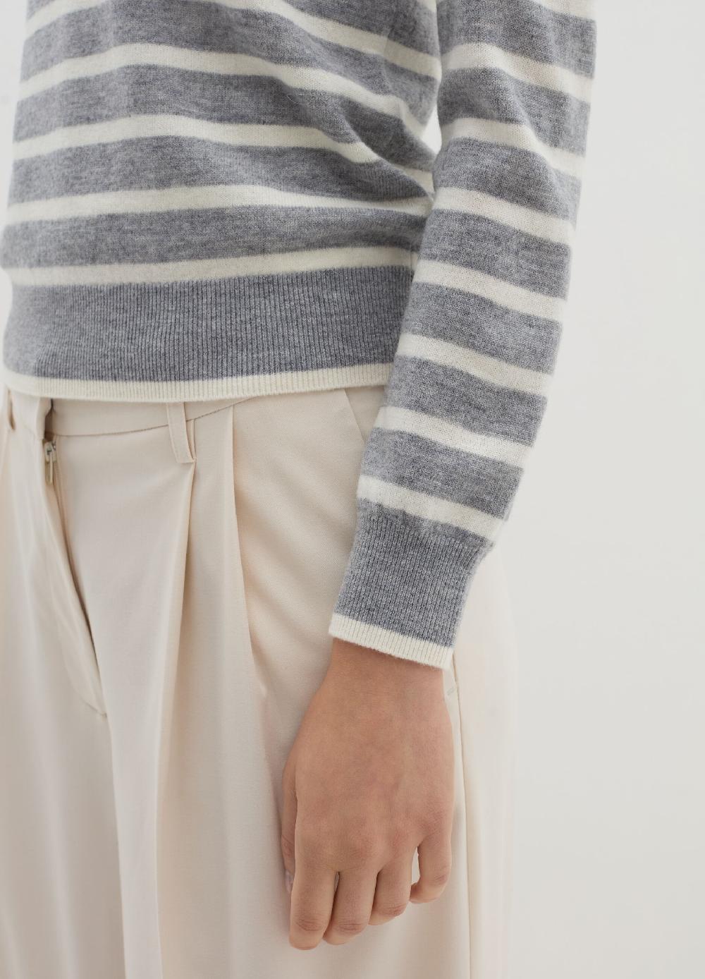 Stefanel Pullover a righe in lana cardata Economico