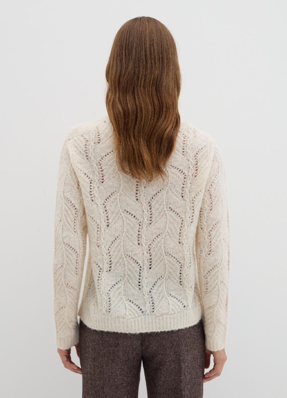 Stefanel Pullover con motivo traforato Saldi