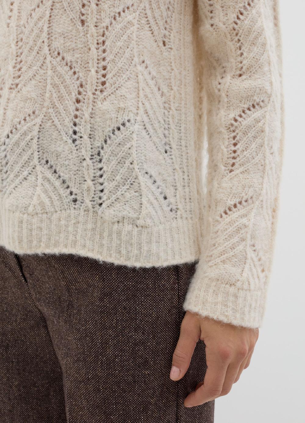 Stefanel Pullover con motivo traforato Saldi