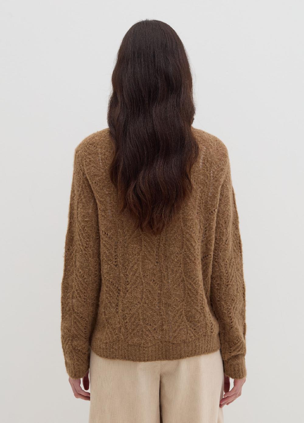 Stefanel Pullover con motivo traforato Offerte
