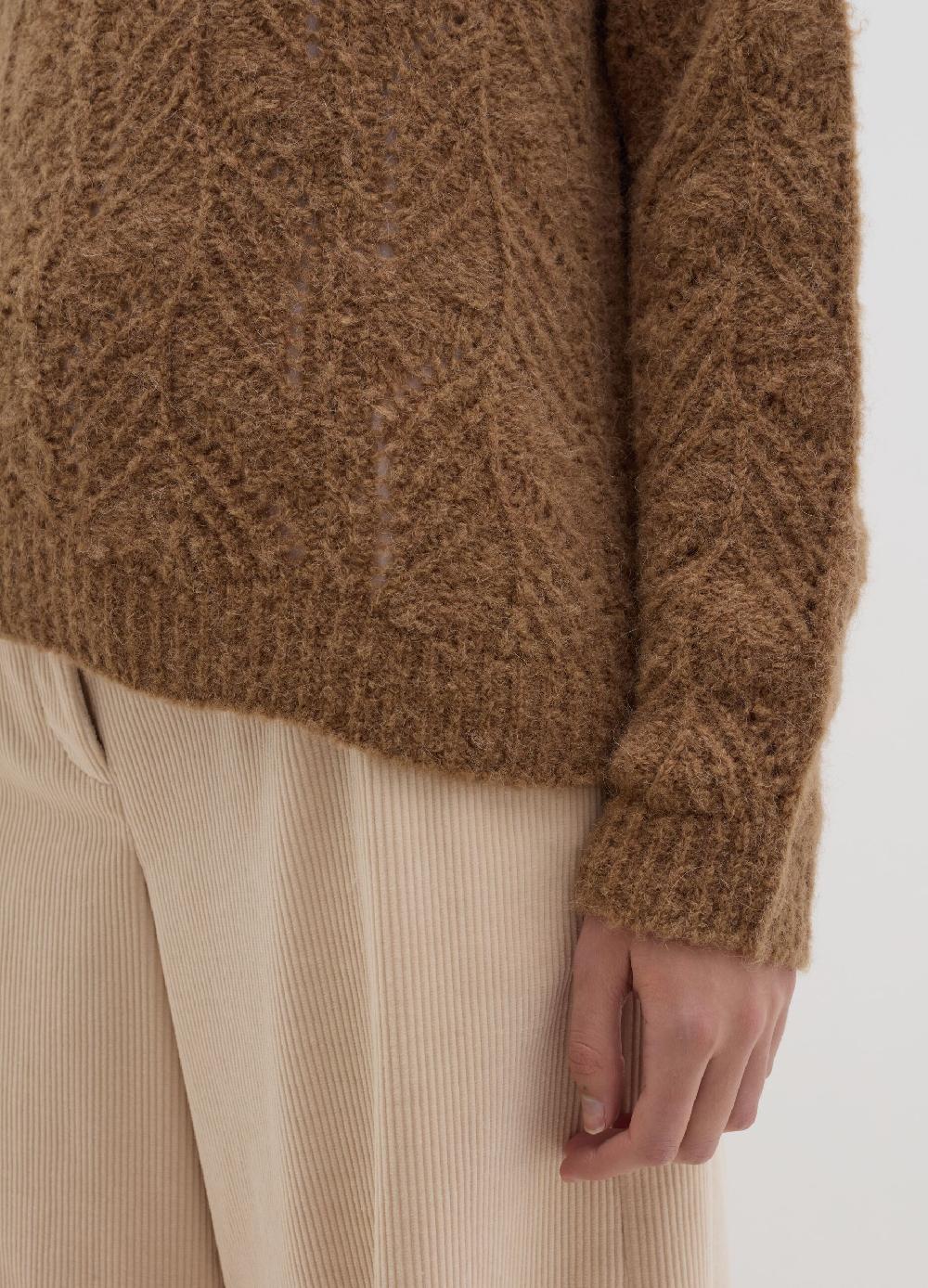 Stefanel Pullover con motivo traforato Offerte