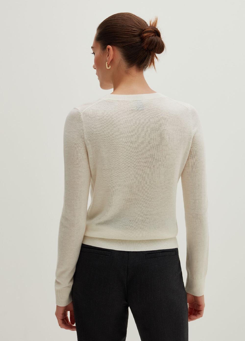 Stefanel Pullover girocollo in lana Nuova
