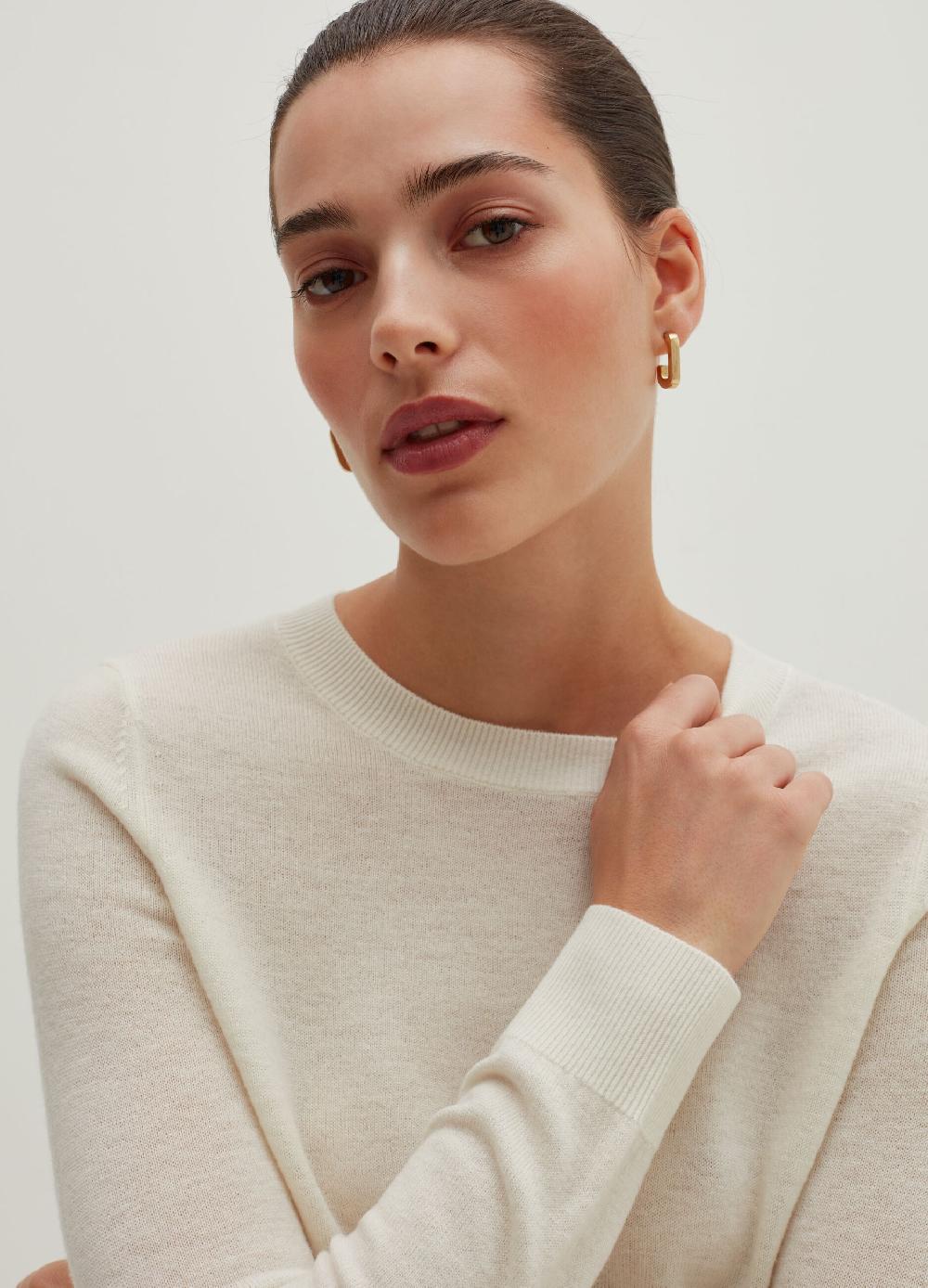 Stefanel Pullover girocollo in lana Nuova