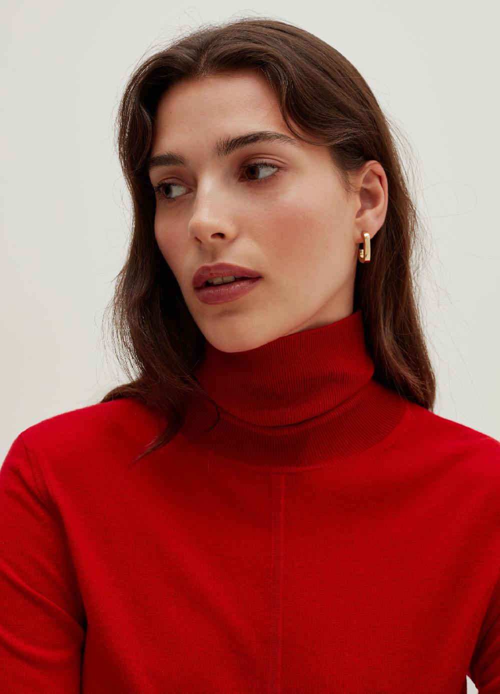 Stefanel Pullover in lana e seta a collo alto Cyber Monday