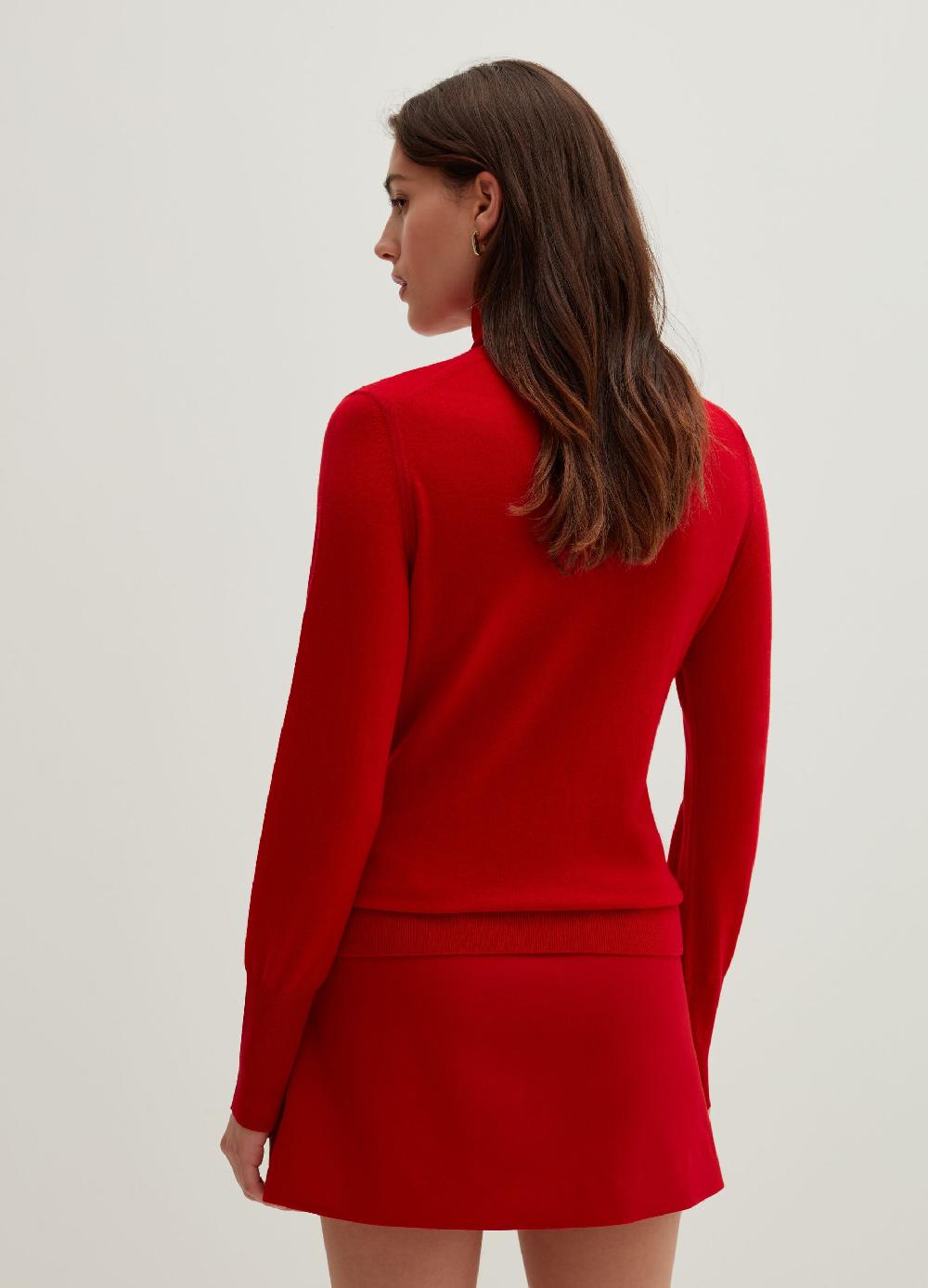 Stefanel Pullover in lana e seta a collo alto Cyber Monday