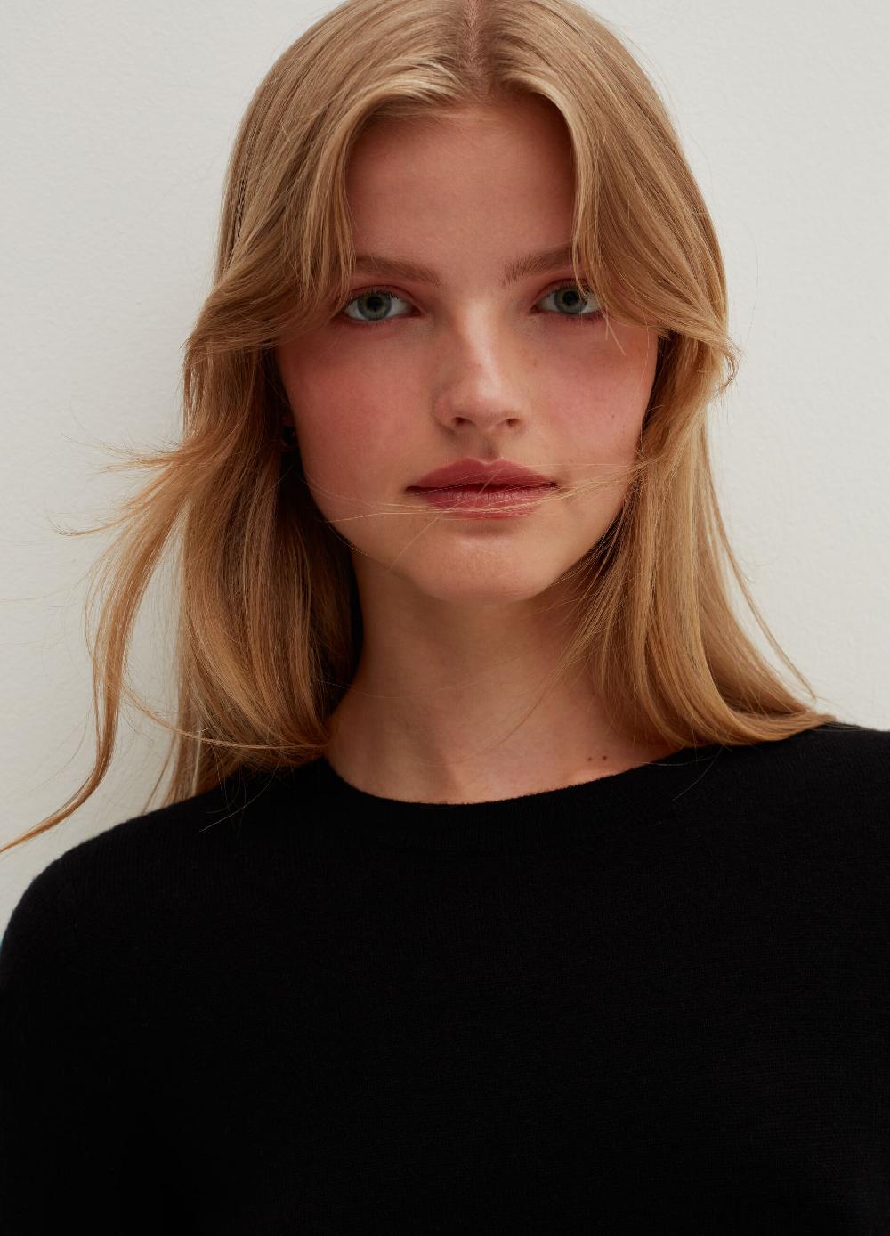 Stefanel Pullover girocollo in lana Offerta natalizia