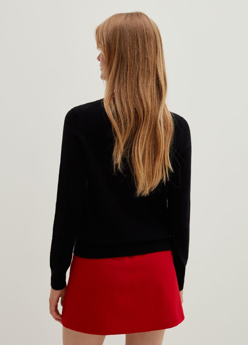 Stefanel Pullover girocollo in lana Offerta natalizia