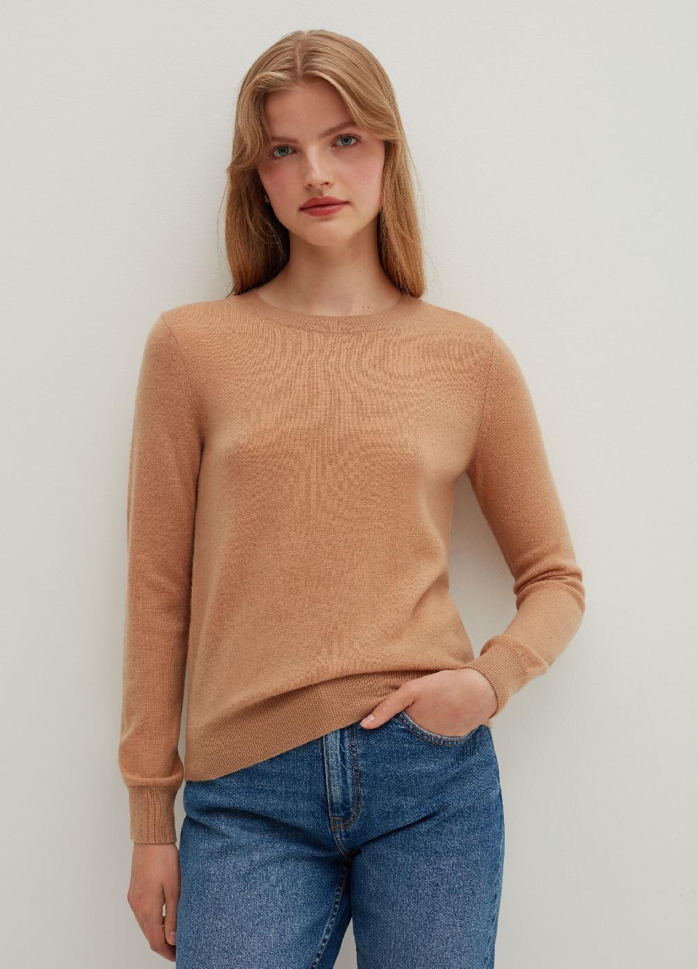Stefanel Pullover girocollo in lana Offerta Pasqua