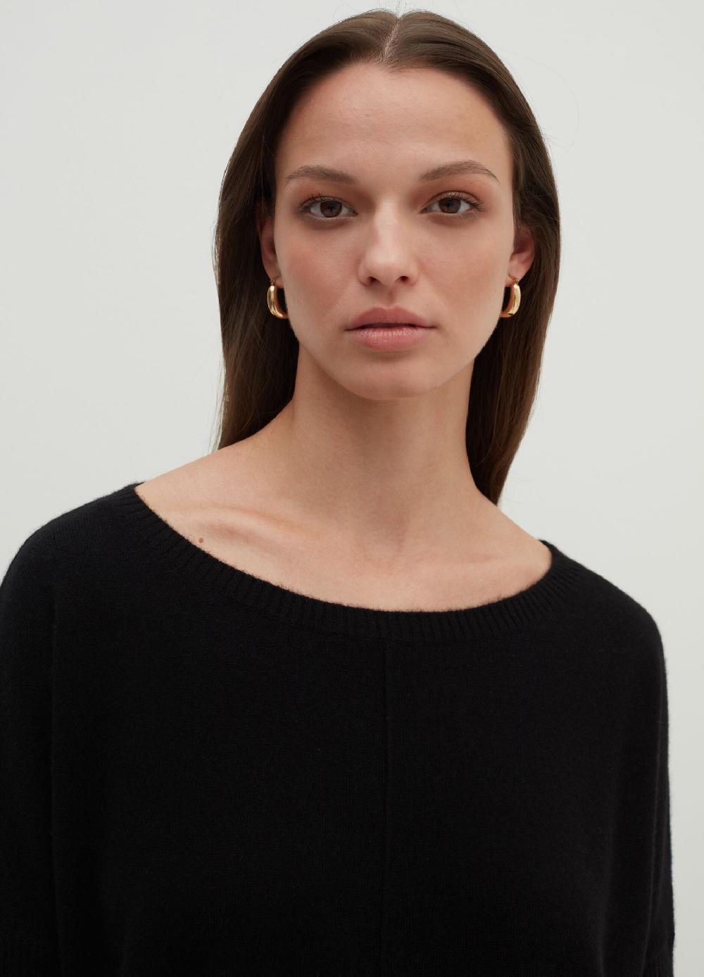 Stefanel Pullover in cashmere scollo a barca Offerta San Valentino