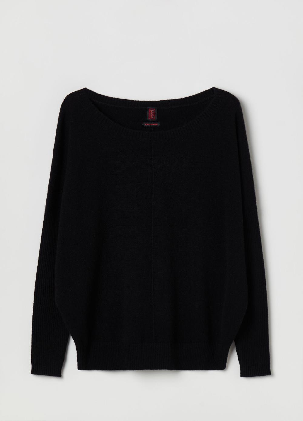 Stefanel Pullover in cashmere scollo a barca Offerta San Valentino